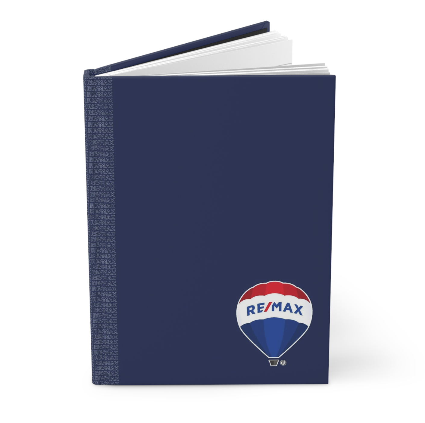 RE/MAX Full Color Hardcover Binders Blue Monogram (from as low as $10.46 per cover)