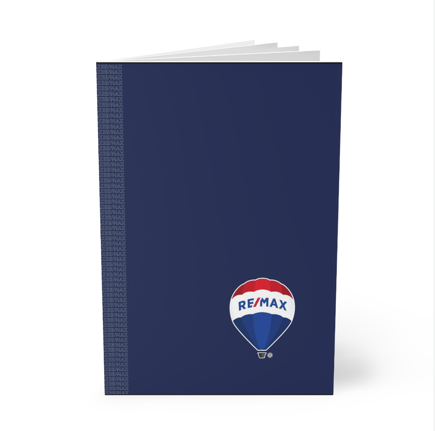 RE/MAX Full Color SoftCover Binders Blue Monogram (from as low as $6.18 per cover)