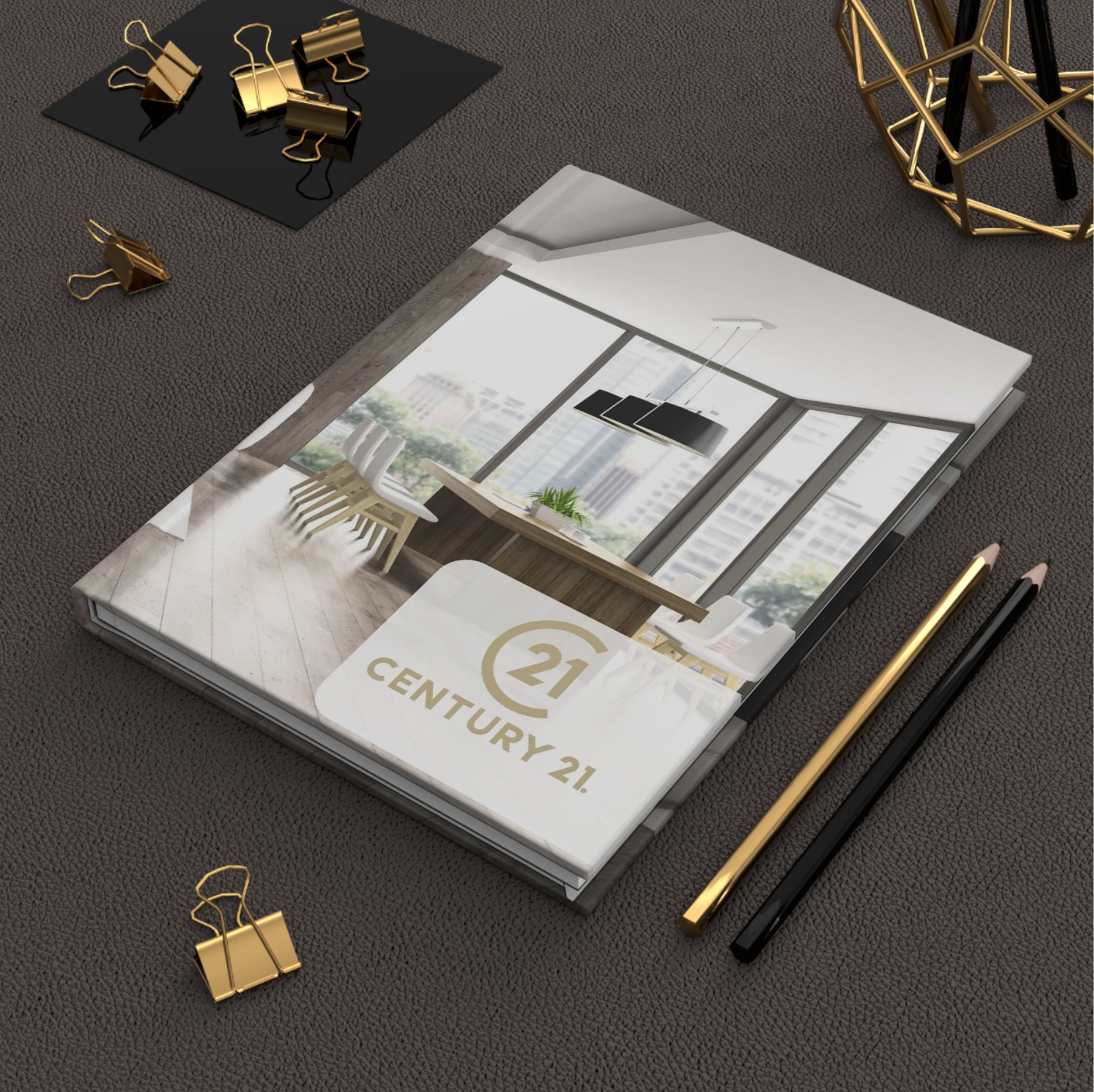 Century 21 Full Color Hardcover Binders Luxury (from as low as $10.46 per cover)