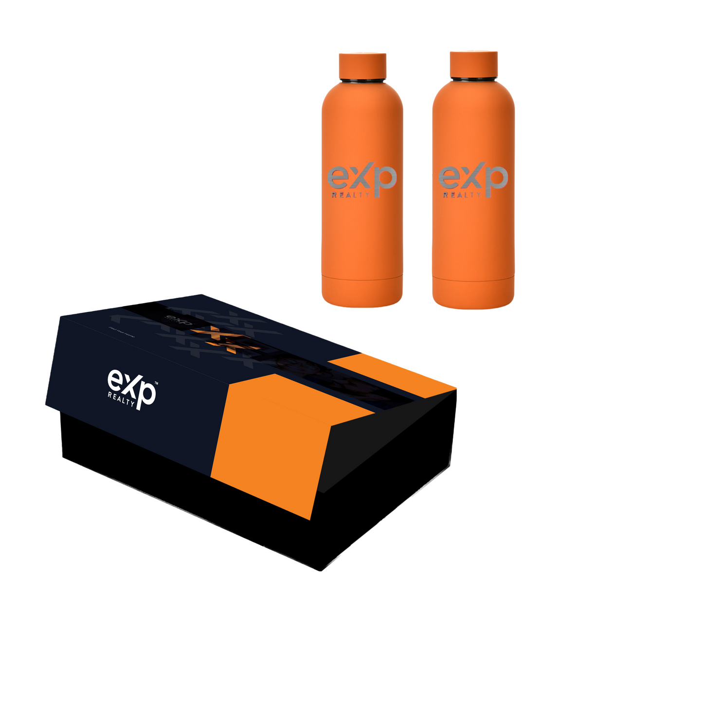 eXp Water Bottles in eXp Closing Gift Box (from $58 per complete box)