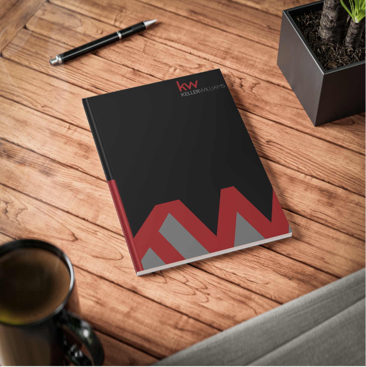 KW Full Color SoftCover Binders Black KW Monogram (from as low as $6.18 per cover)