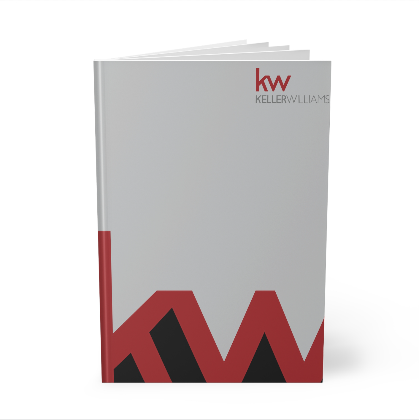 KW Full Color SoftCover Binders White KW Monogram (from as low as $6.18 per cover)
