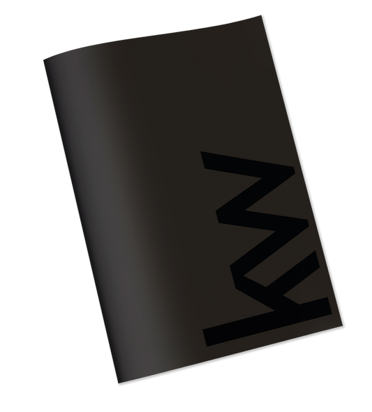 KW Full Color SoftCover Binders Charcoal Monogram (from as low as $6.18 per cover)