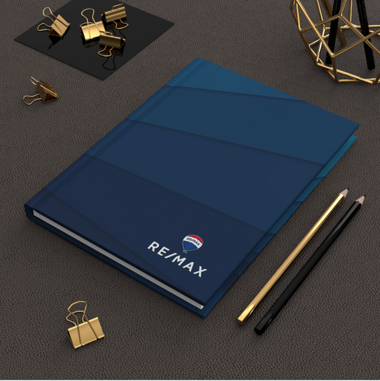 RE/MAX Full Color Hardcover Binders Blue Ombre (from as low as $10.46 per cover)