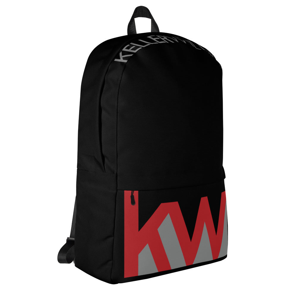 KW Backpack Black KW Monogram