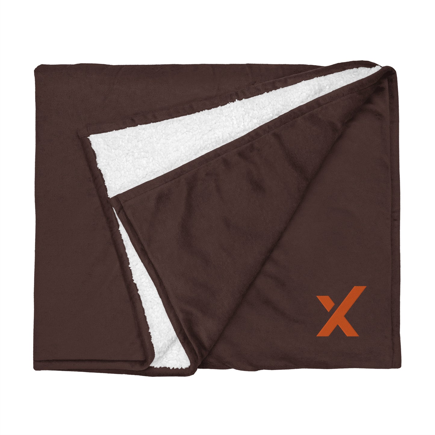 eXp Premium sherpa blanket X logo