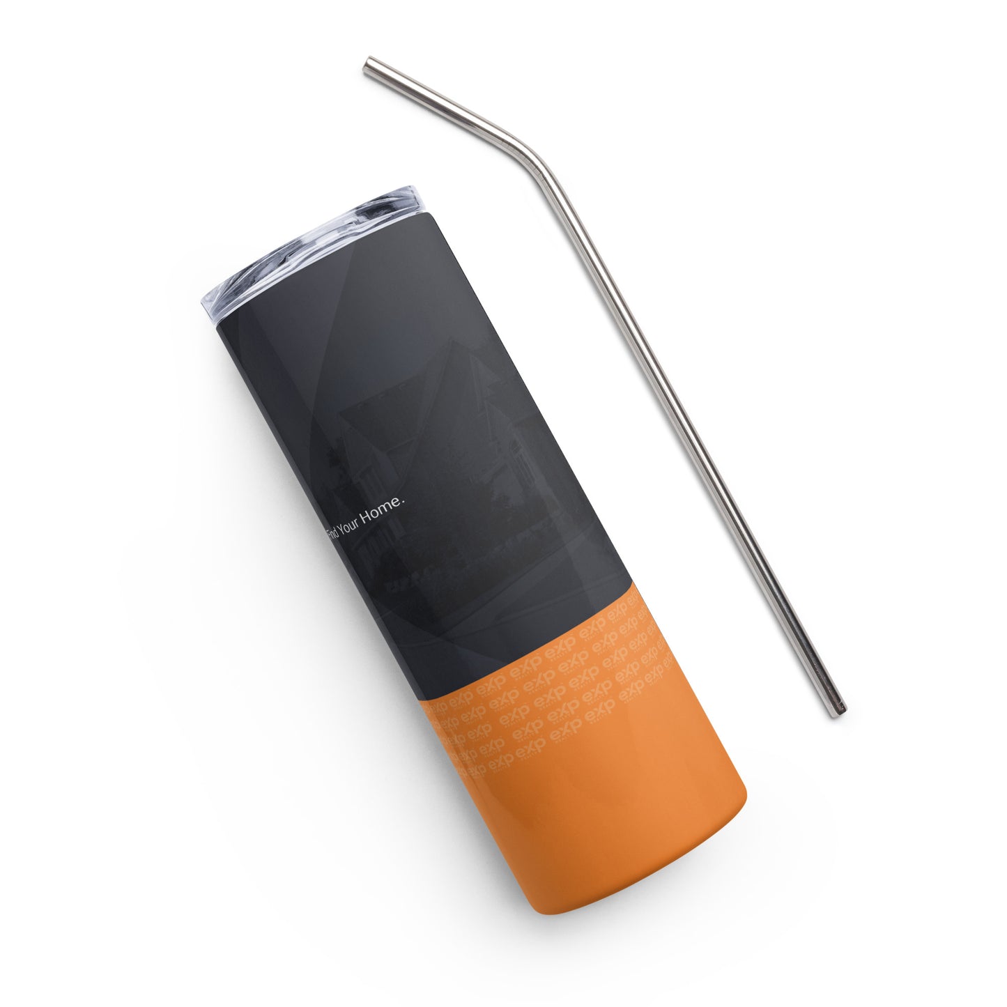 eXp Stainless steel tumbler Opaque and Orange