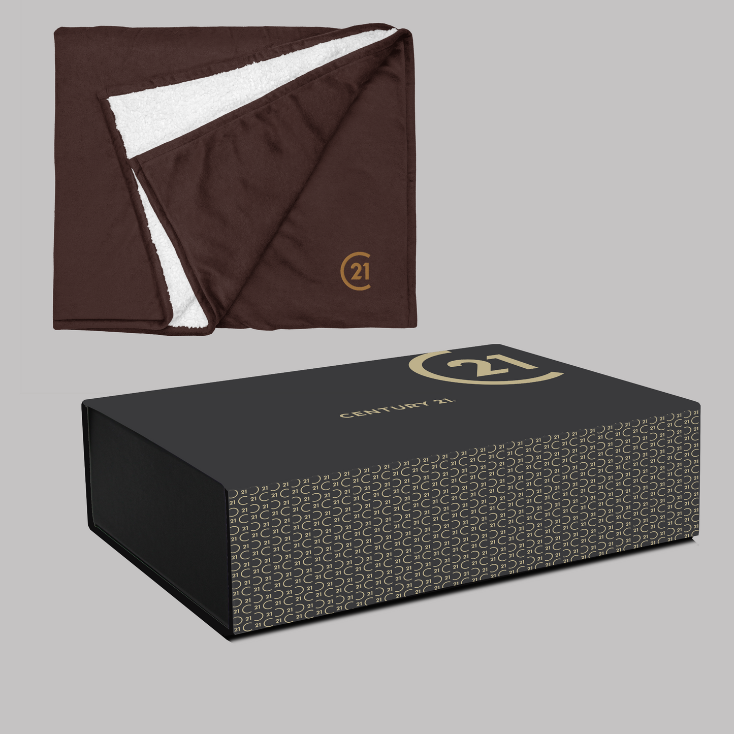 C21 Branded Closing Gift Box with Century 21 Blanket (from $$91 per complete box)