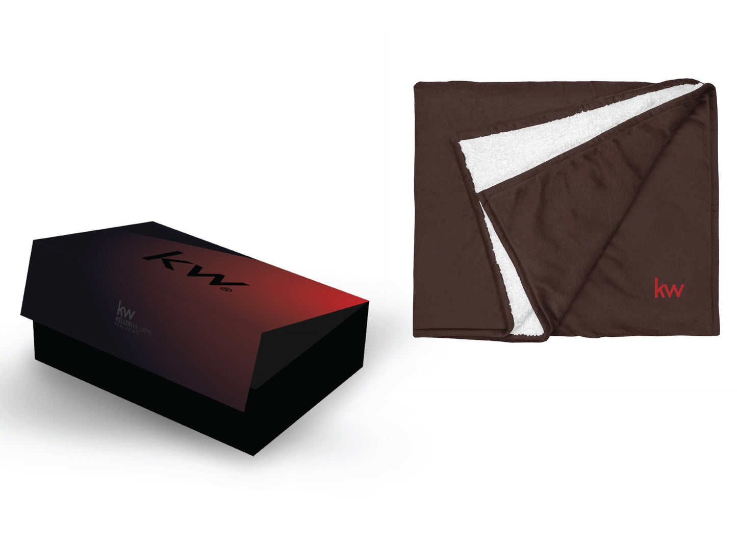 KW Branded Closing Gift Box with Branded Blanket (from $$91 per complete box)